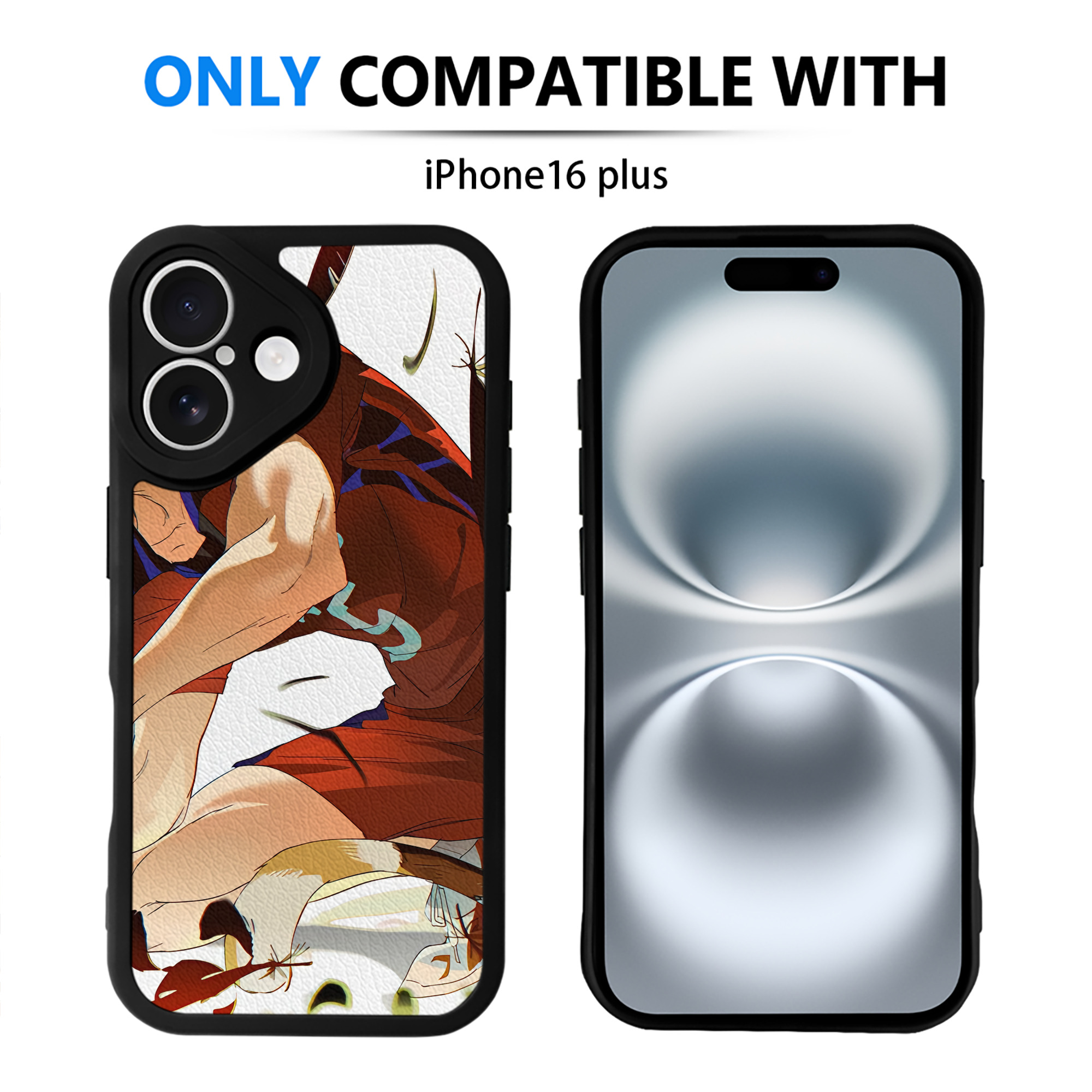 （画像用） ハイキュー!! Haikyu!! 【iPhone 16シリーズ対応】シリコンスマホケース（レザー調） 材質：シリコン